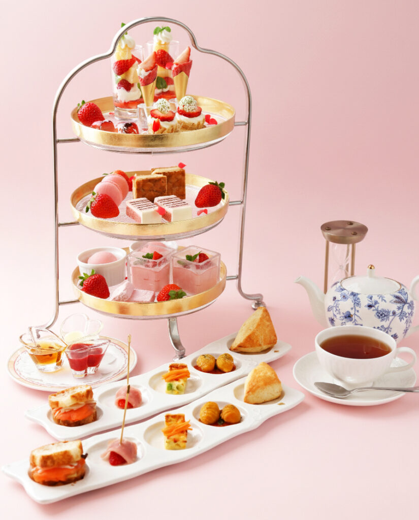 ストロベリーアフタヌーンティーセット