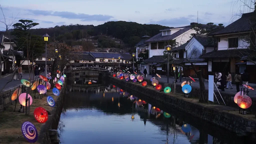 倉敷春宵あかり2026「和傘あかり」の写真