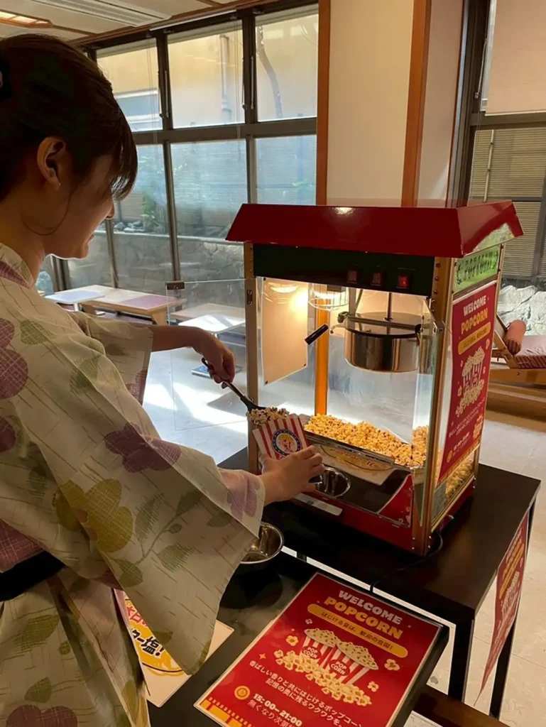 出来上がりを、間近で