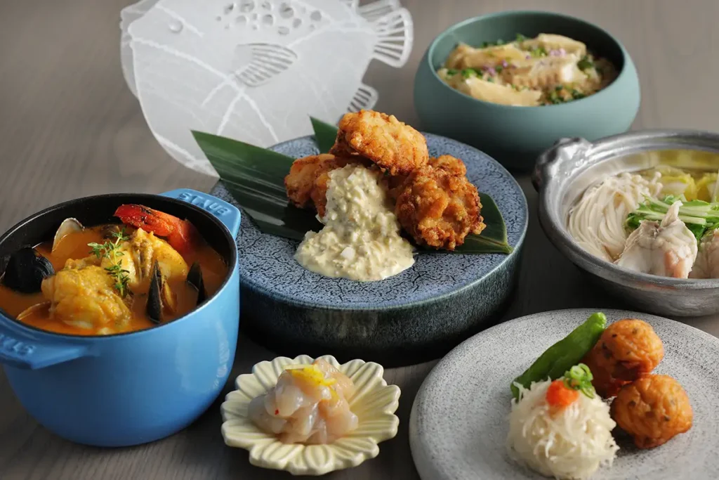 種類豊富なふぐ料理 夕食イメージ