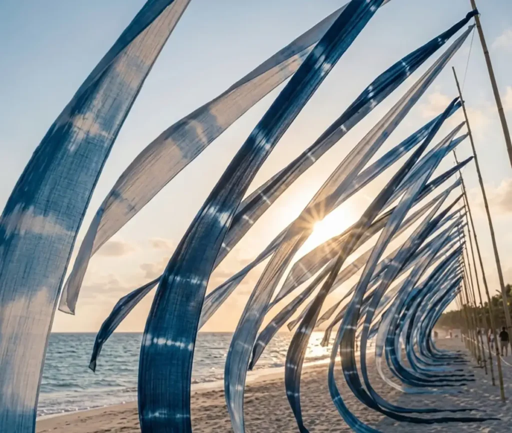 「波際の織オブジェ」イメージ