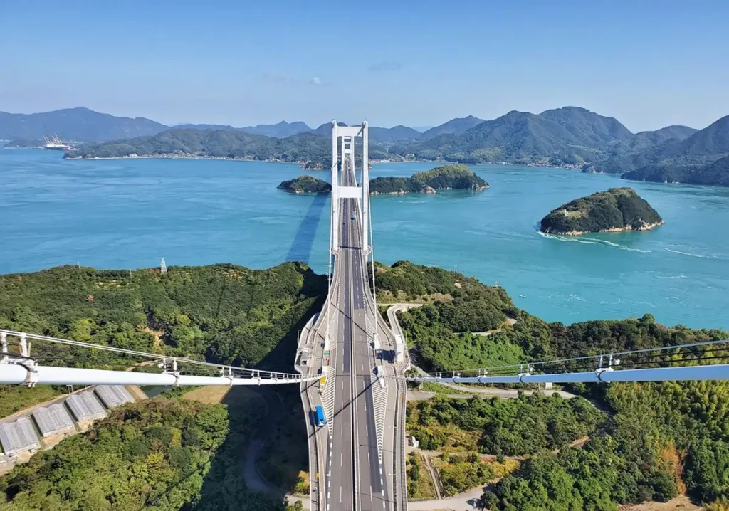 来島海峡大橋塔頂体験