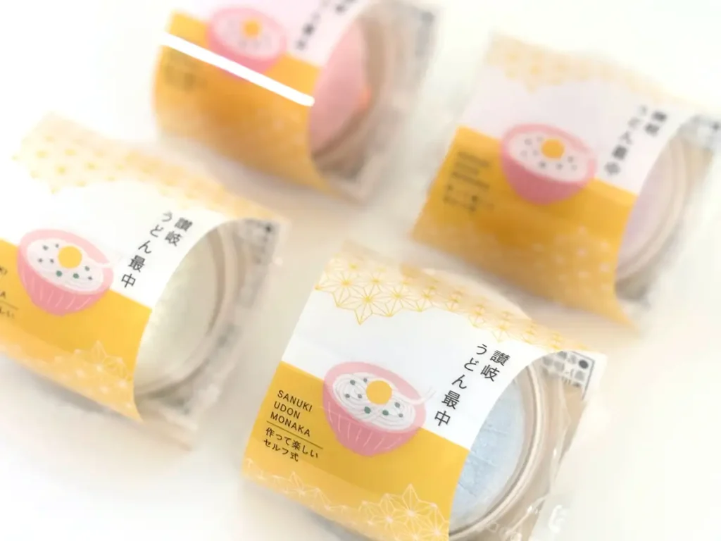 パッケージの中には4つの最中入り