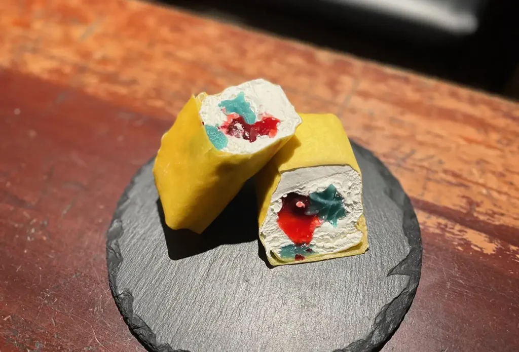 kurumuクリームソーダのクレープアイス