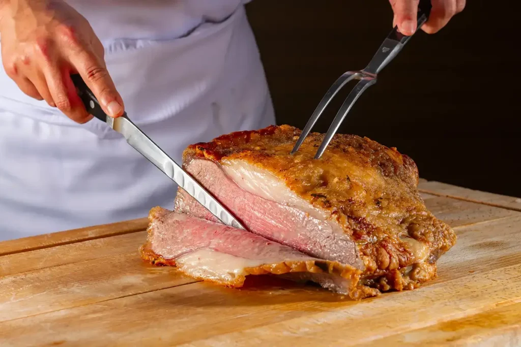 特別メニュー「和牛もも肉のローストビーフ」