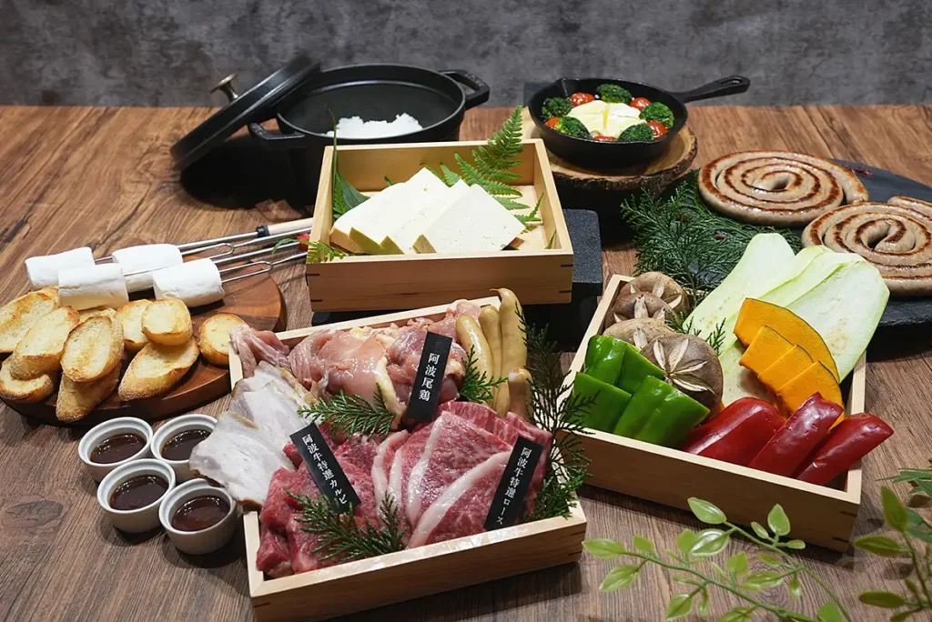 「阿波牛+阿波尾鶏コース」