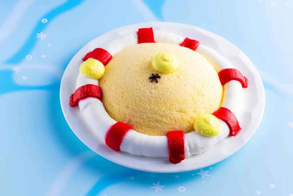 おっちょこプリンのふわふわ浮き輪