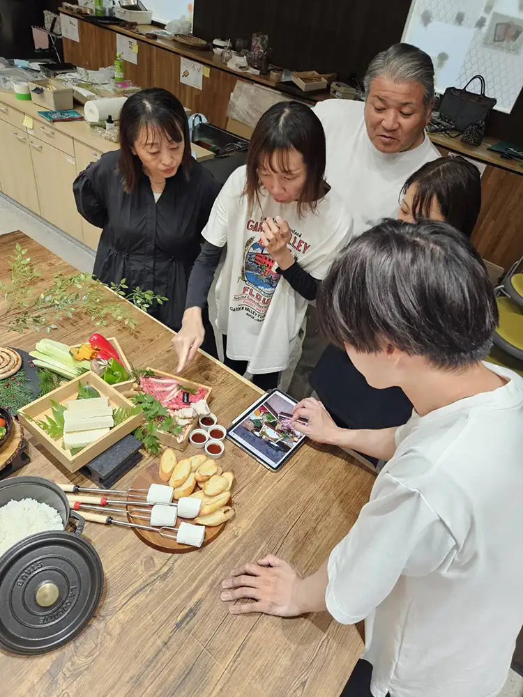 料理メニューの開発
