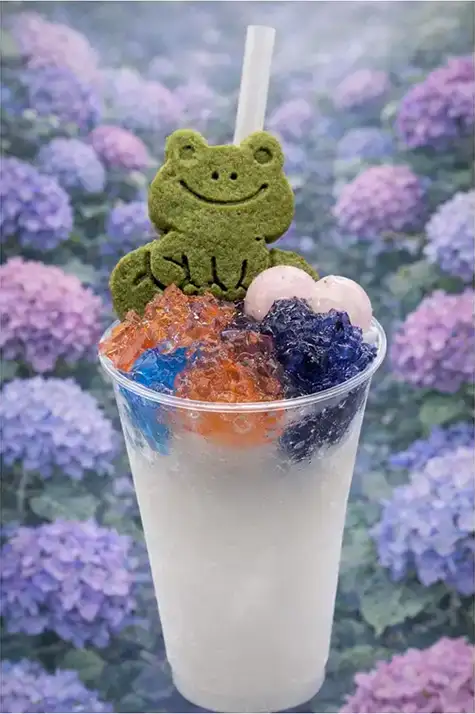 紫陽花に誘われて