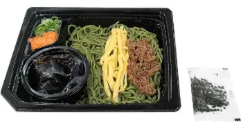 冷たいまま食べる瓦そば風焼茶そば