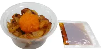 長州どりの炭火焼き鶏皮ぽん酢