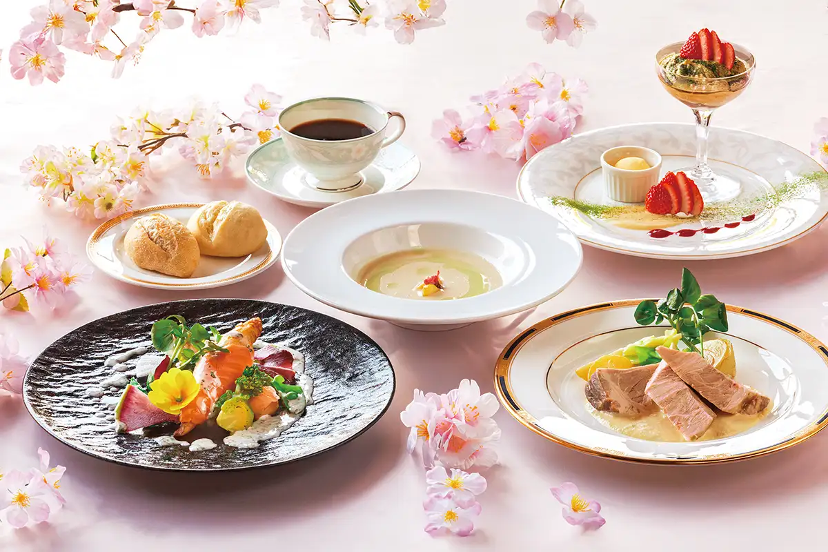 桜ランチコース