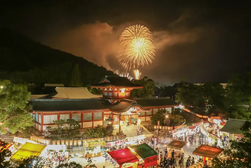 防府天満宮 御誕辰祭 花火大会