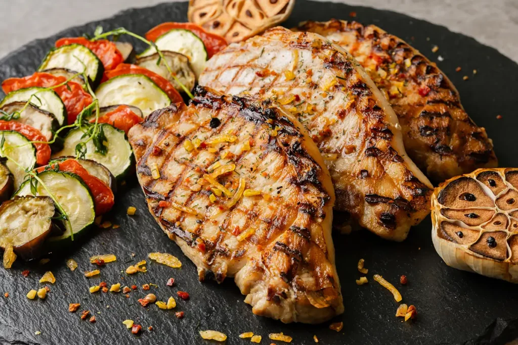 【フランス】スパイスでマリネした 豚ロースのグリル(8月のおすすめ)