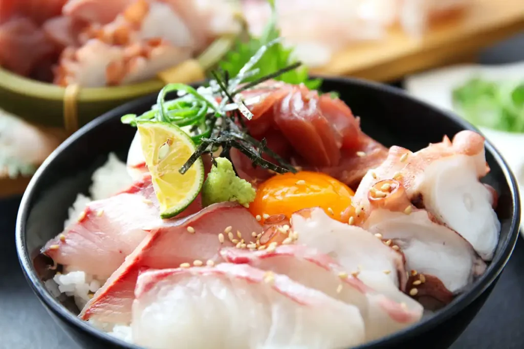 お好みの刺身で、オリジナル海鮮丼♪ ※画像はイメージ